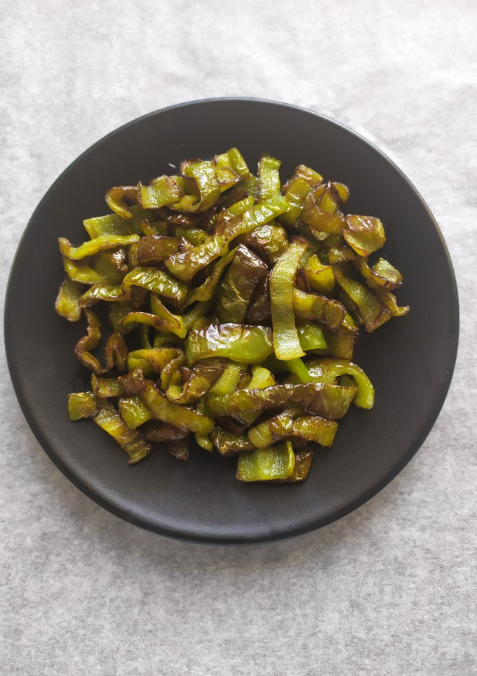Una foto de Pimientos verdes fritos