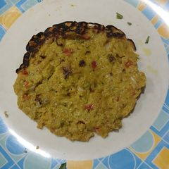 A picture of Sattu Flour omelette.