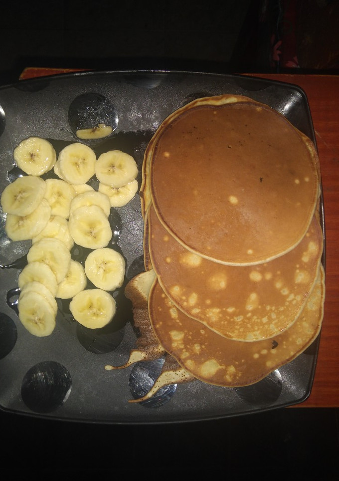 Una foto de Hot cakes fácil y rápidos