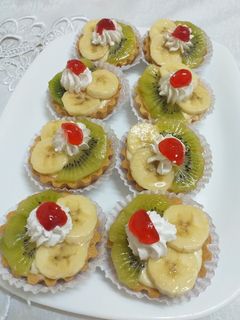 صورة لوصفة 🍌 تارتولات بالفواكه 🥝
