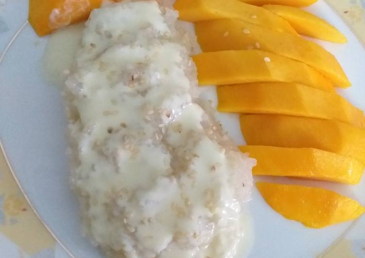 How to Make Speedy Thai #Mango Sweet Sticky rice