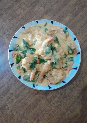 Foto resep Udang saus Telur asin