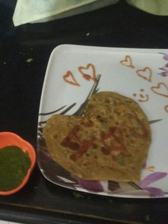 A picture of Paneer Paratha.