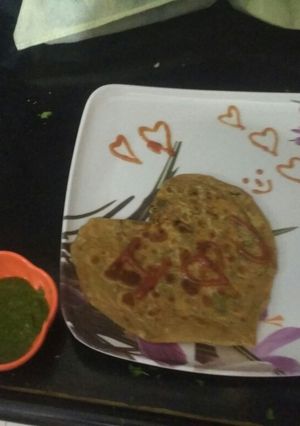 A picture of Paneer Paratha.