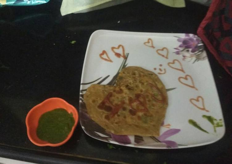Recipe of Quick Paneer Paratha