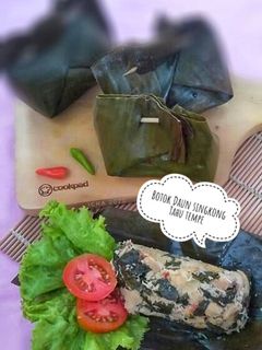 Foto resep Botok Daun singkong Tahu Tempe