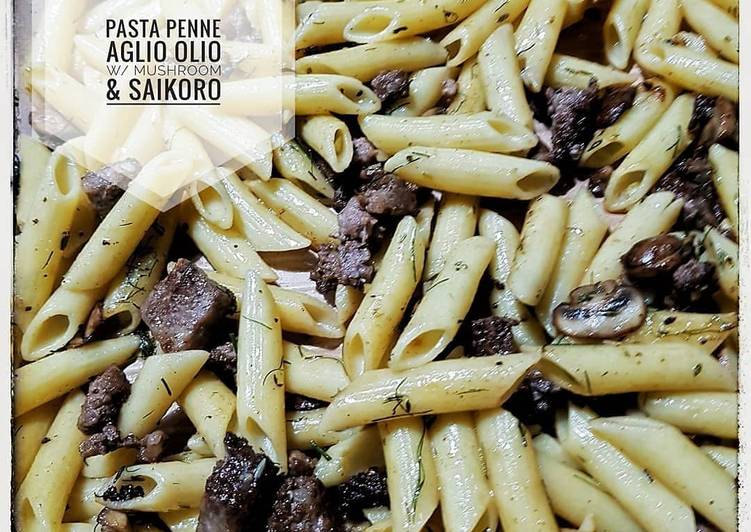 Langkah Mudah untuk meracik Yummy 🤤Pasta Penne Aglio Olio ala Mamainuy, Enak Banget