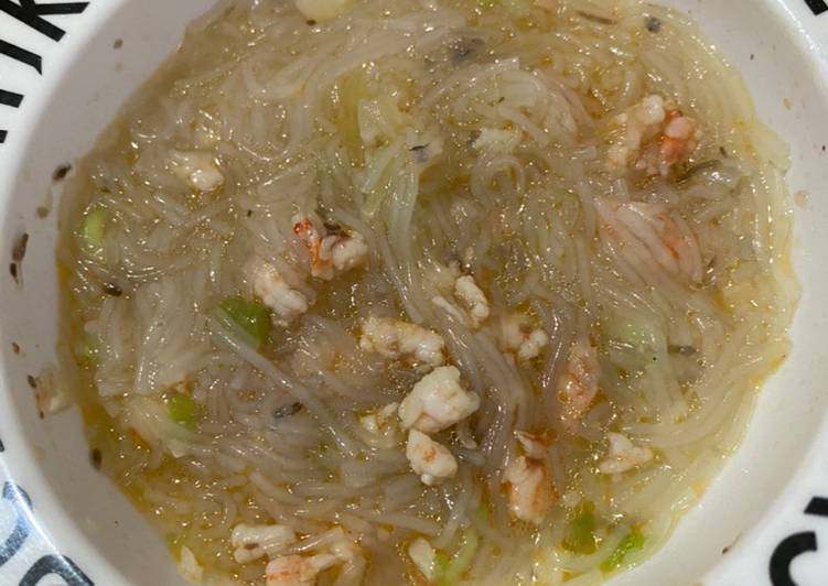 MPASI Sup Bihun Tumis Udang 10 bulan