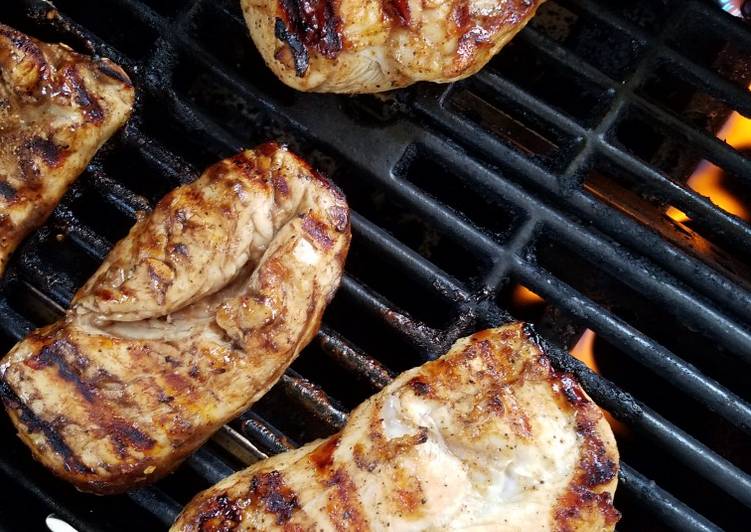 Easiest Way to Make Super Quick Homemade Grilled BBQ Chicken