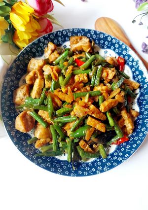 Foto resep Tumis Tempe Kacang Panjang