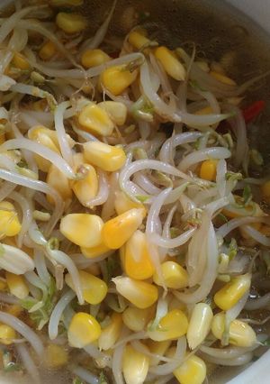 Foto resep Tumis tauge jagung "saos tiram"
