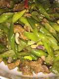 Tumis Daging Kacang Panjang