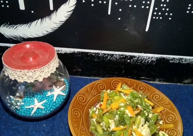 Oseng Buncis Wortel Telur Orak Arik