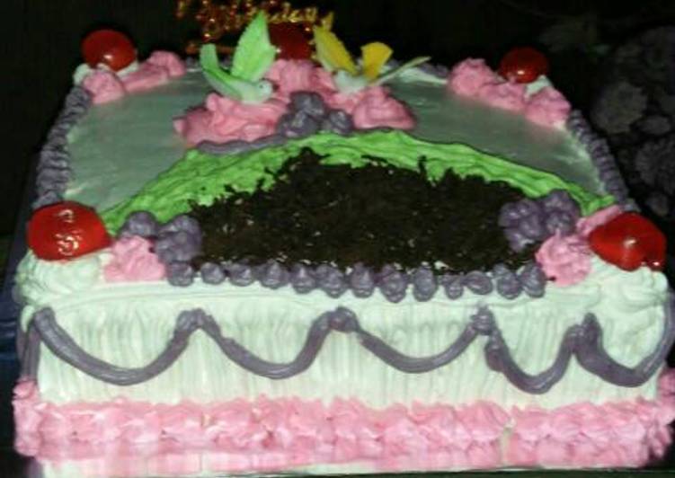 Cara membuat Bolu ultah yang nikmat dan Mudah Dibuat