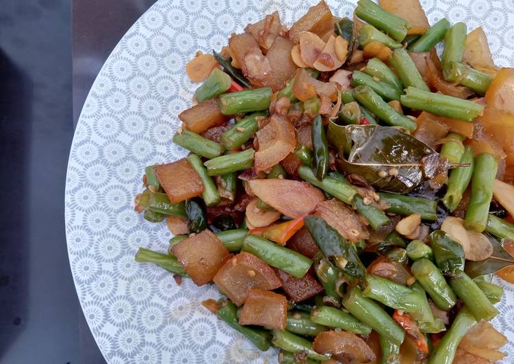 Tumis Kikil Buncis