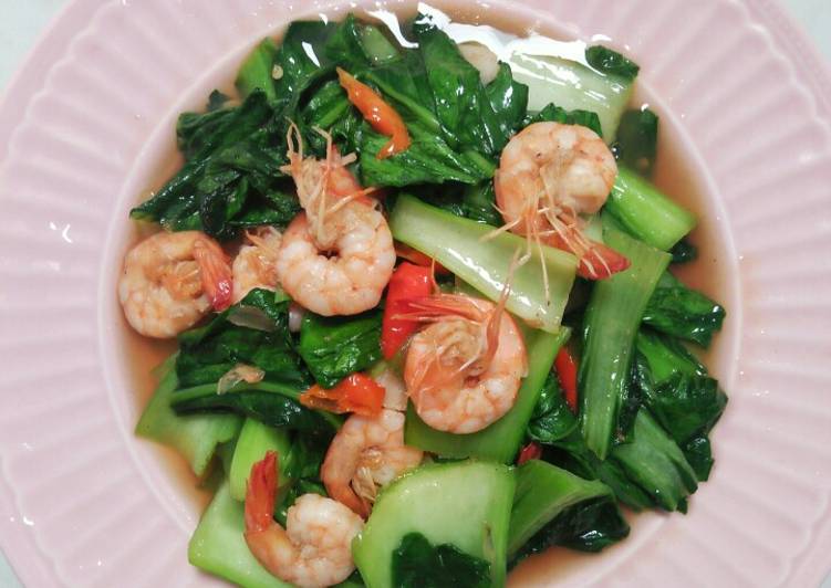 Tumis Pokcoy & Udang