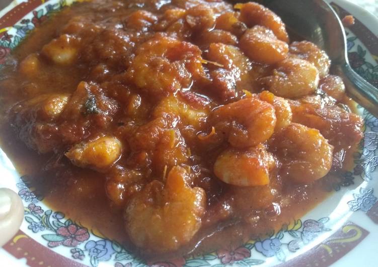 Resep Udang saus tomat #4 yang enak