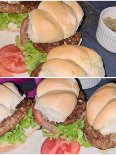 Una foto de Hamburguesas de cerdo