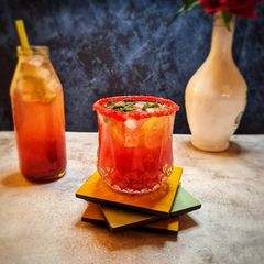 A picture of Sparkling Guava Punch Mocktail.