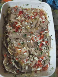 Una foto de Lengua a la vinagreta