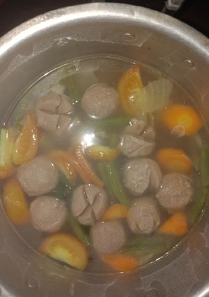 Foto resep Sayur sop bakso #5resepterbaruku