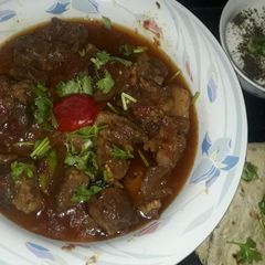 A picture of Mutton masala handi.