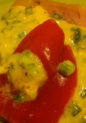 Una foto de Pollo a la Pizza