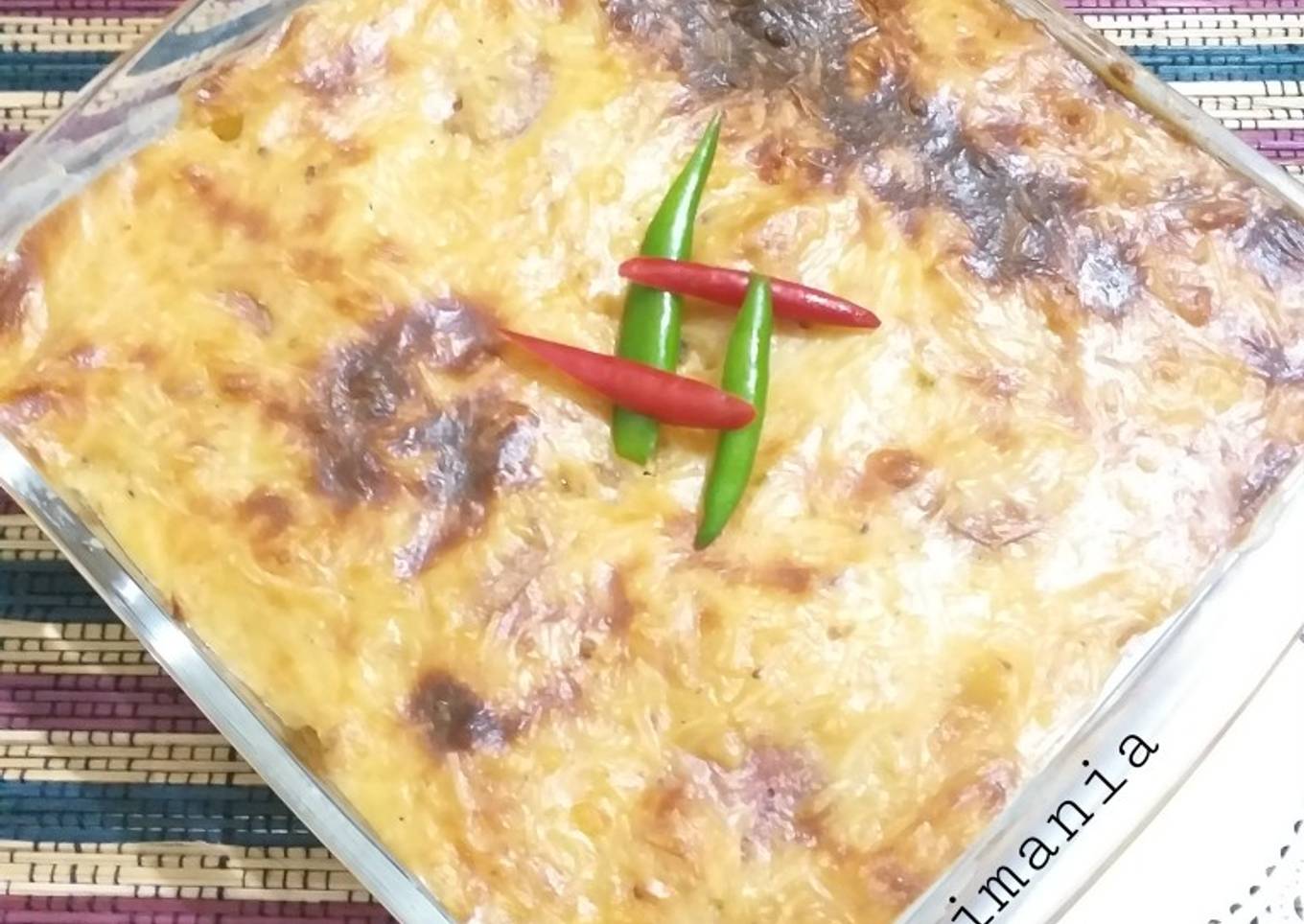 Penne Lapis Saus Keju