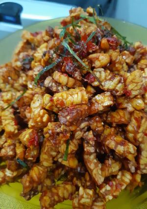 Foto resep Tempe Kering Daun Jeruk