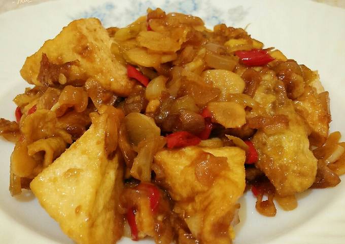 Resep Tahu dan Telur Dadar Bumbu Kecap oleh Lestari Ika Resep Tahu dan Telur Dadar Bumbu Kecap oleh Lestari Ika