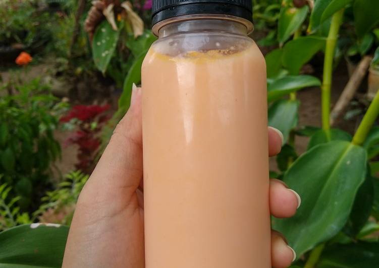 Resep Carrot Milk Juice Anti Gagal