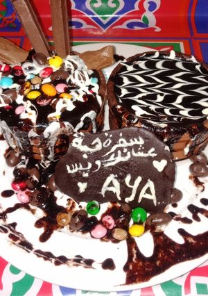صورة لوصفة طاجن السعادة النوتيلا بالصوص الشوكولاتة