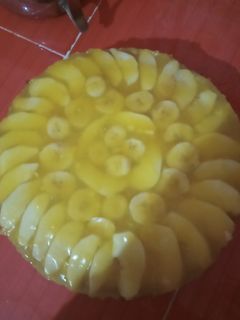 صورة لوصفة كيك بالفواكه