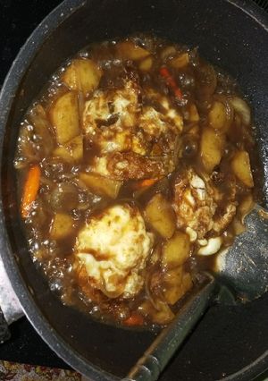 Foto resep Bistik kentang + telur mata sapi