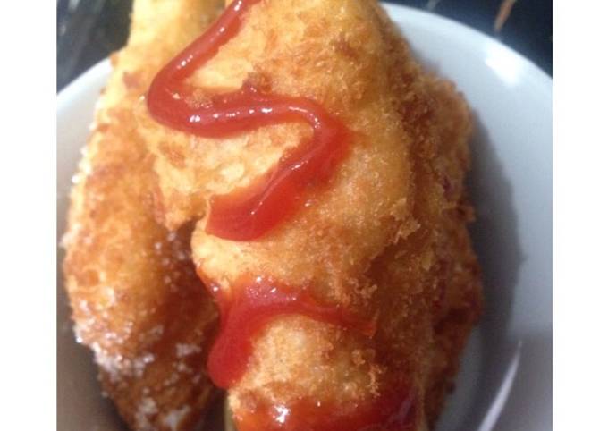 Cara Buat Korean Hotdog Murah