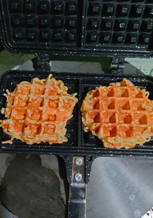 Foto resep 57. Waffle mie