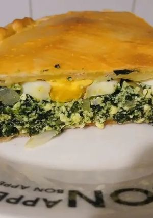 Una foto de Tarta de espinaca y ricota 🥬