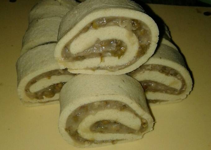 Resep Bolu gulung fla kacang hijau tanpa sp Anti Gagal