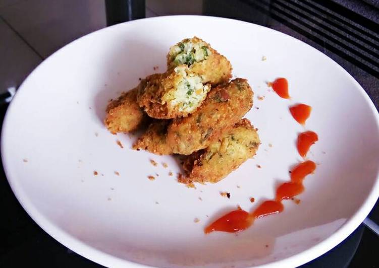 Bumbu memasak Kroket kentang bayam untuk menu batita, Lezat Sekali