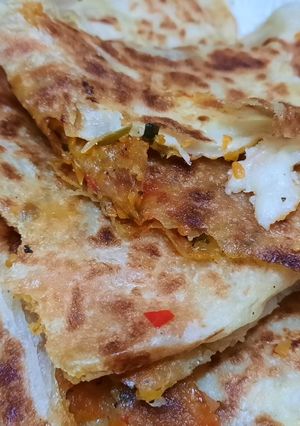 Una foto de Mesaman relleno de verdura / receta muy rica y fácil