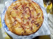 Una foto di frittata cipolla e patate
