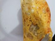Una foto de tortilla española con hongos
