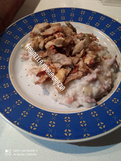 Foto di Risotto con carciofi km zero e salsiccia 👩‍🍳❤️