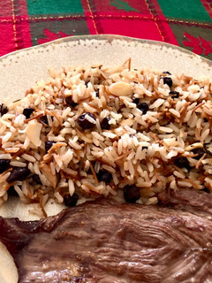 Una foto de Arroz árabe con mi toque