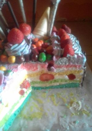 Foto resep Rainbow cake