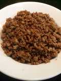 Thịt băm rang mắm tép