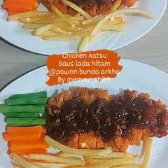 รูปของ Chicken katsu saus lada hitam bunda arkha