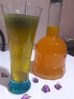 عکسی از دستور شربت زعفران و تخم شربتی