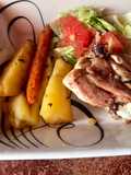 Pollo enmantecado al horno