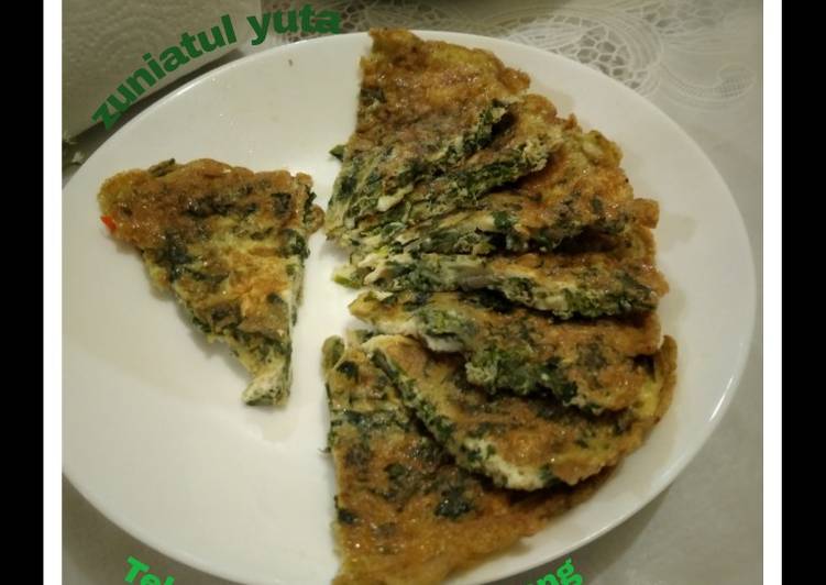 Bumbu Telur Dadar Daun Singkong | Resep Membuat Telur Dadar Daun Singkong Yang Sedap